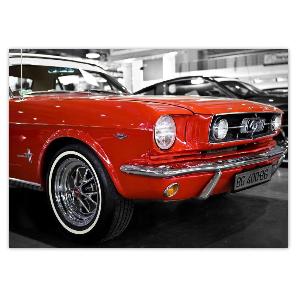 

Naklejki 70x50 Czerwony Mustang