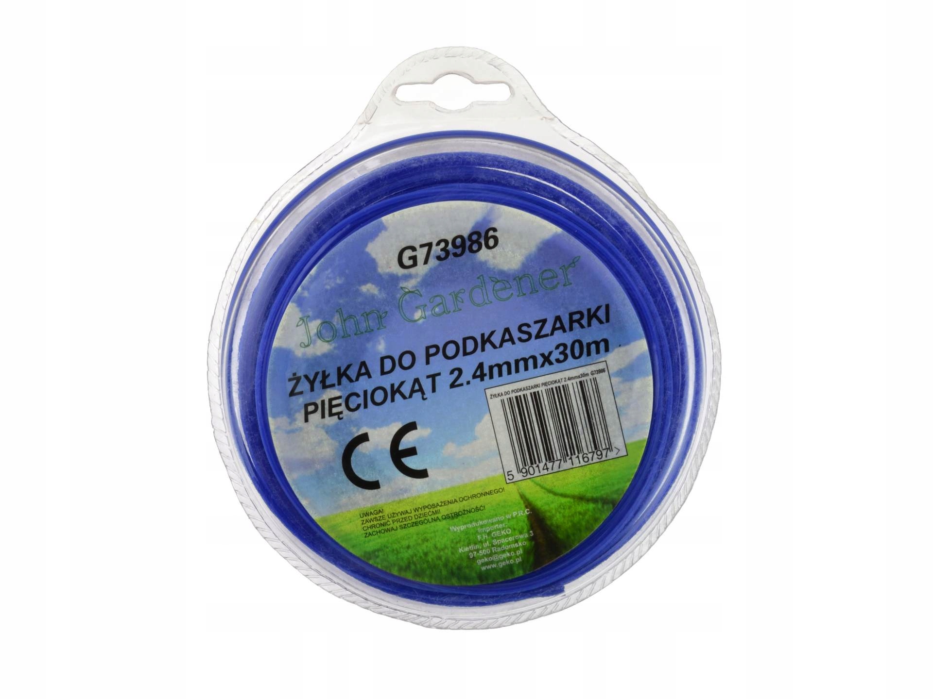 

Żyłka Do Podkaszarki Sześciokąt 2.4MM X 30M Geko