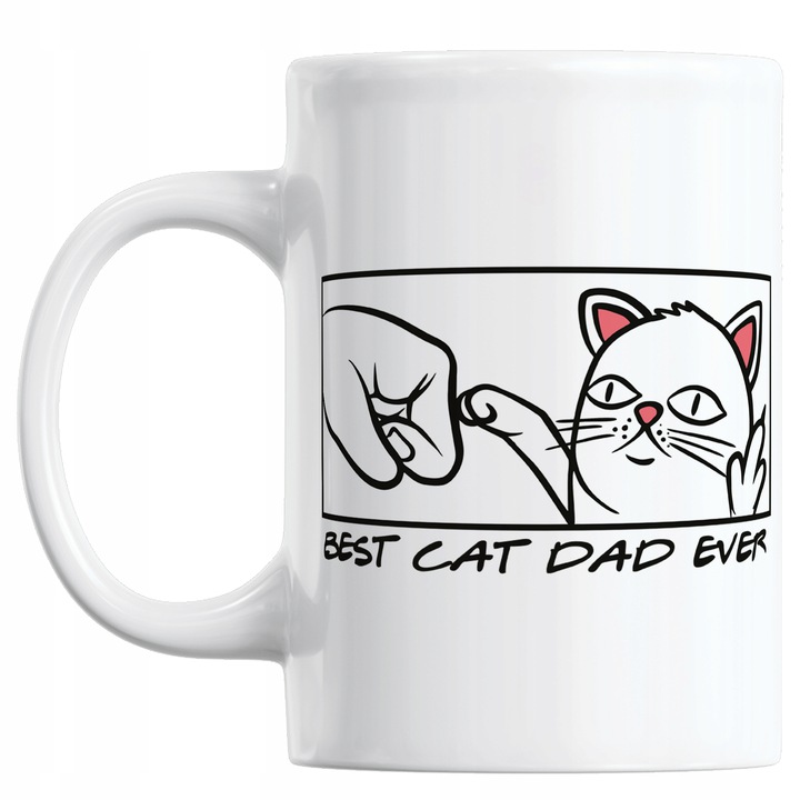 KUBEK PREZENT Z NADRUKIEM BEST CAT DAD EVER