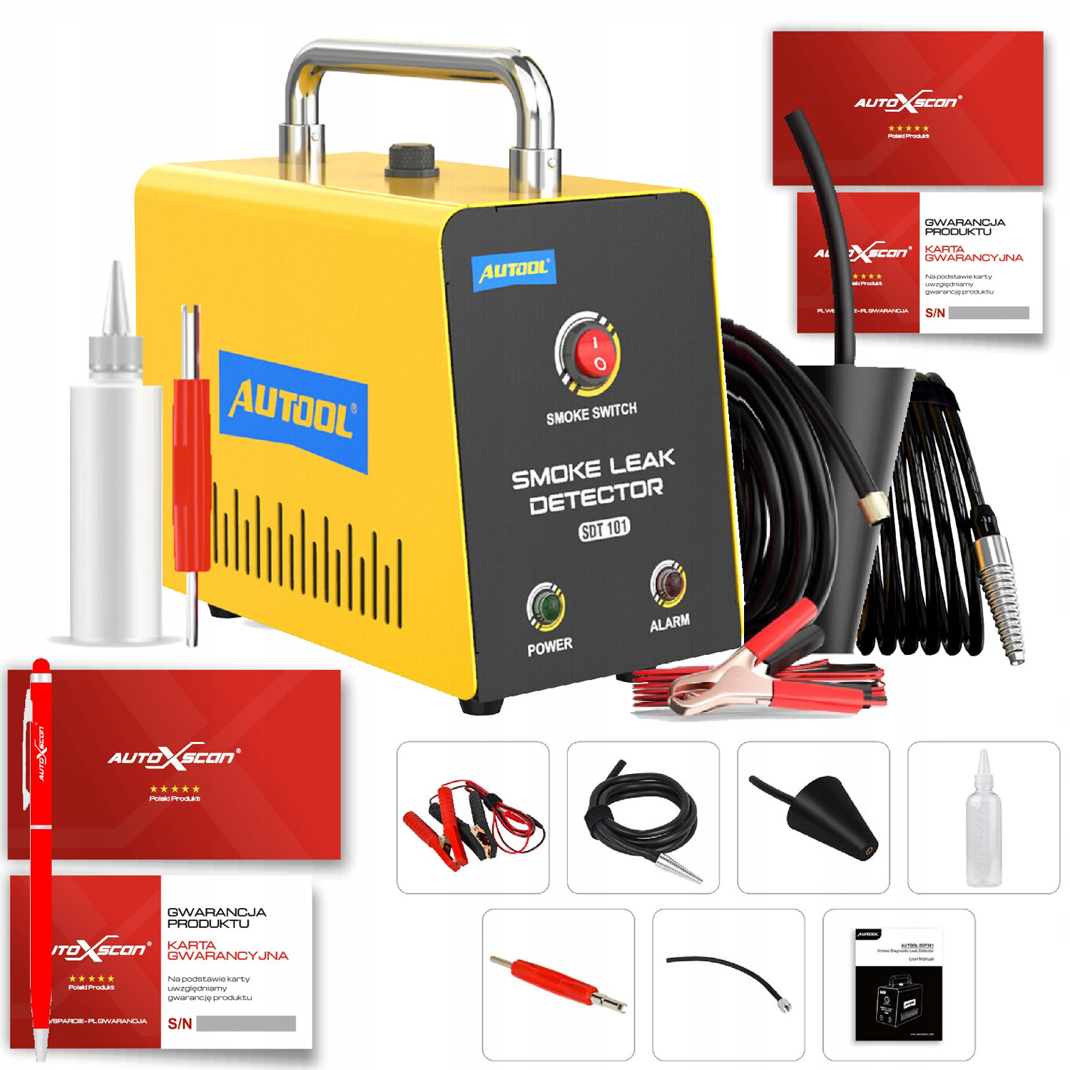 Profesionální generátor kouře Autool SDT103 Tester těsnosti
