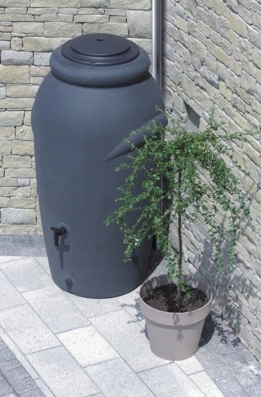 POJEMNIK BECZKA ZBIORNIK NA DESZCZÓWKĘ WODĘ DESZCZOWĄ 210l + KRAN +ZŁĄCZKI Szerokość produktu 60 cm