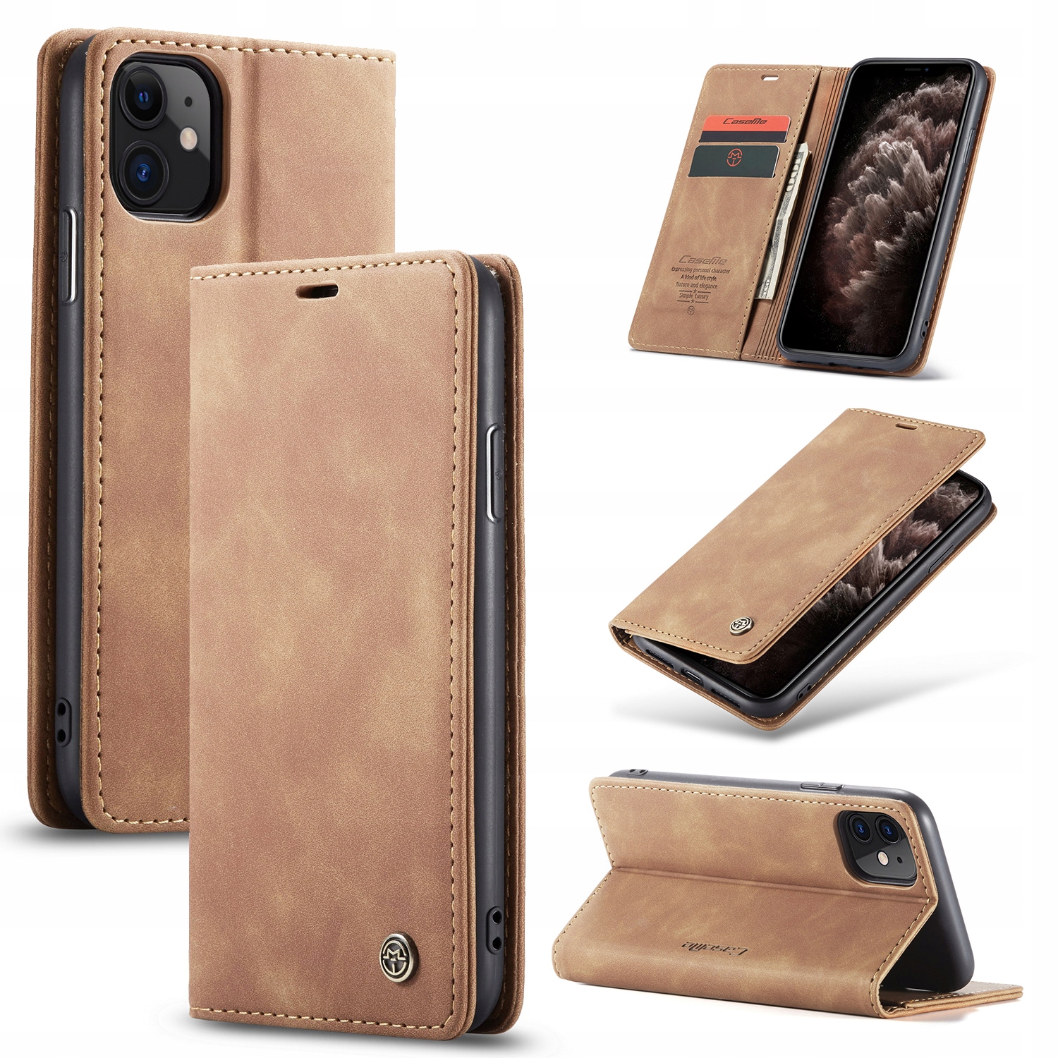 

Caseme | Eleganckie etui, portfel do iPhone 11