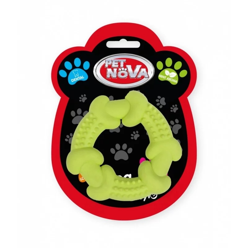 

Pet Nova zabawka ringo zapach mięty 10,5cm żółty