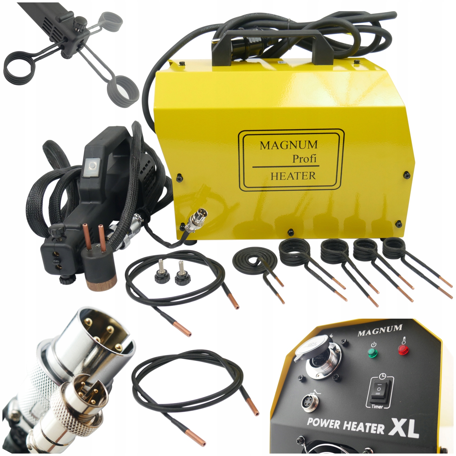 Indukčná ohrievačka na skrutky matíc Magnum Power Heater XL 3KVA Cievky