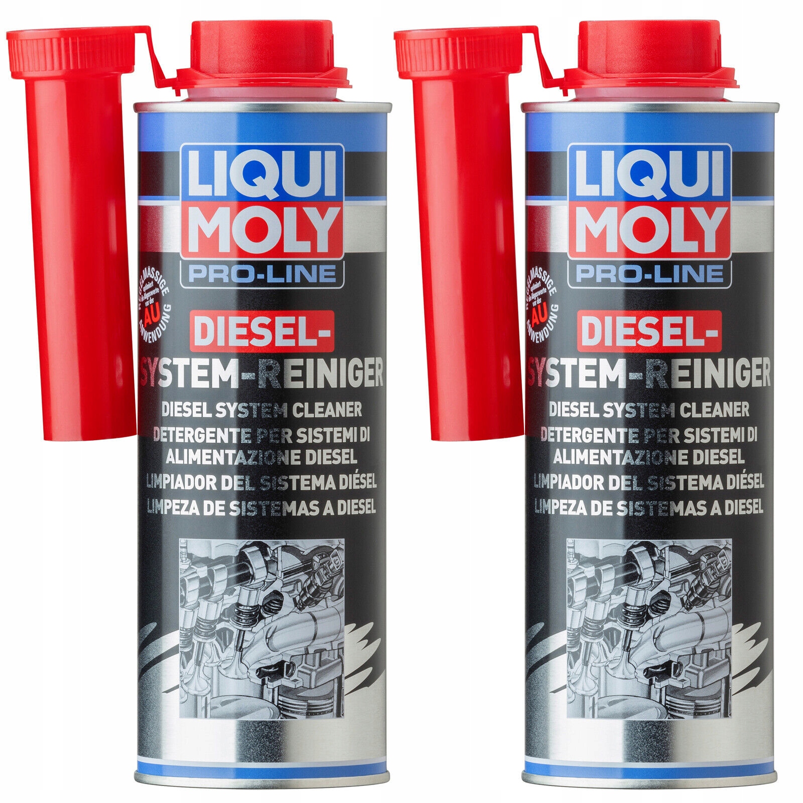 2 X Liqui Moly Pro-Line System Regenerator wtrysków Diesel 0,5L 20450
