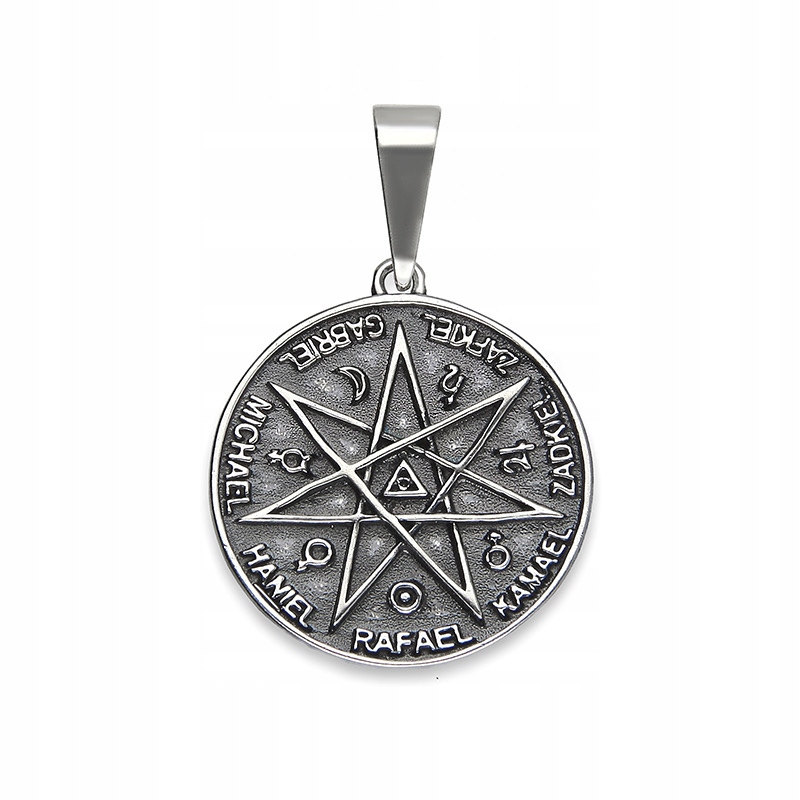 Pečeť Sedmi Archandělů Talisman Andělů Stříbro 925 #2