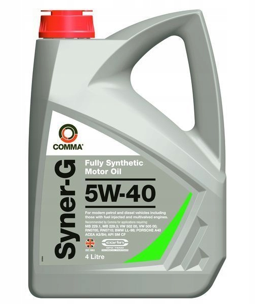 Olej Comma Syner-G 5W40 4L