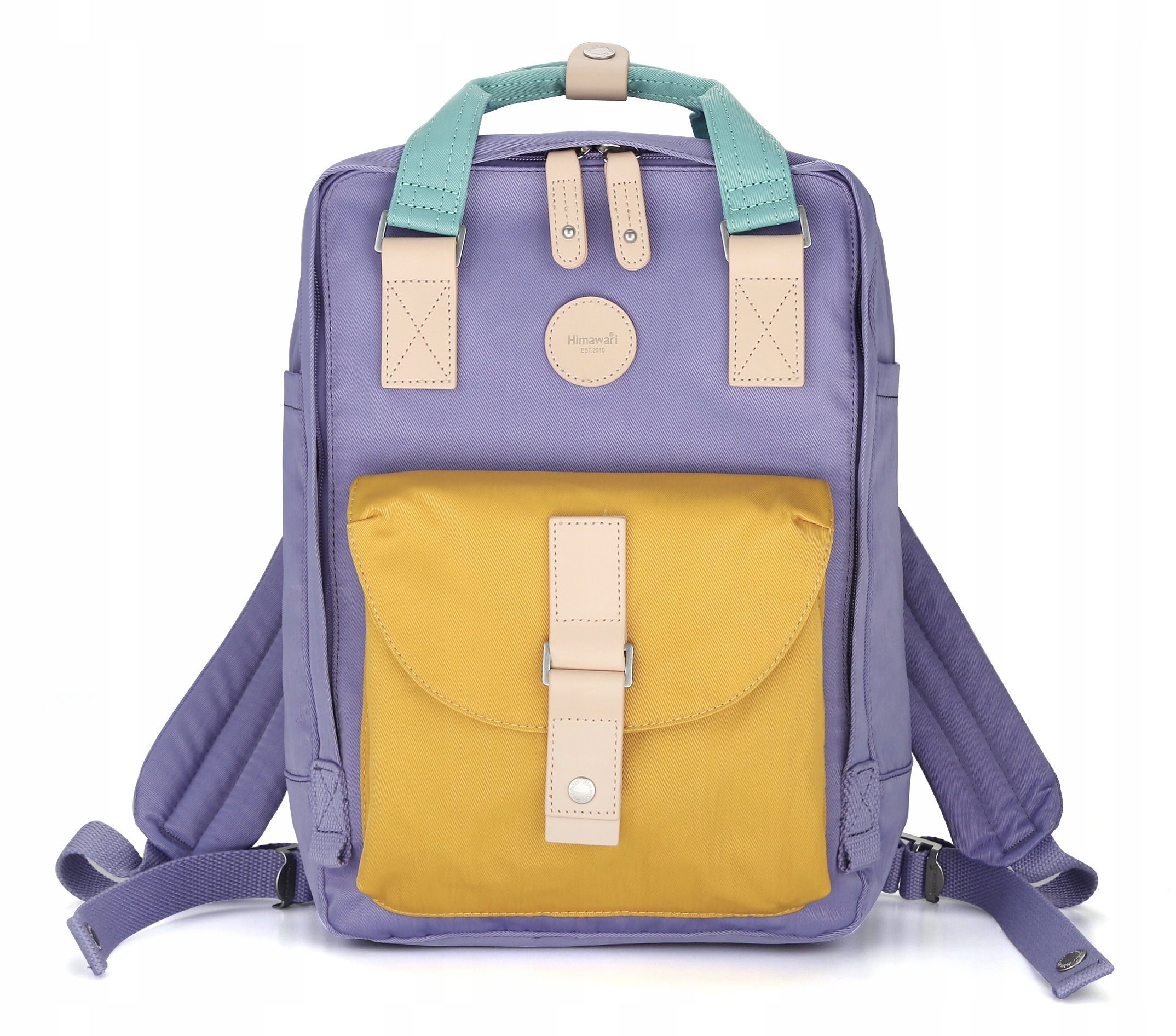 Himawari plecak miejski z kieszonkami na laptopa miejski kolorowy modny