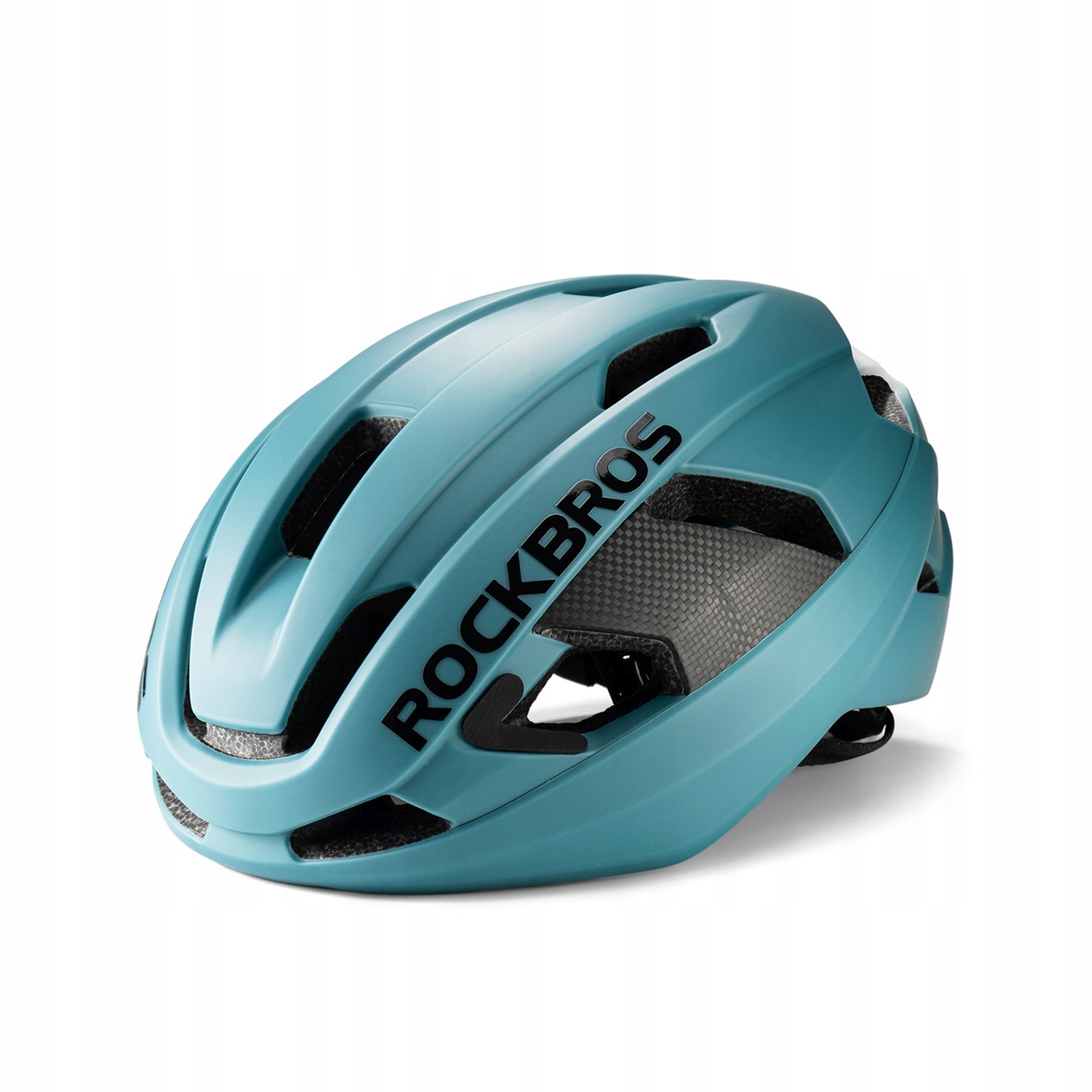 Kask rowerowy LK-15 z włókna węglowego 58-62 cm jasnoniebieski