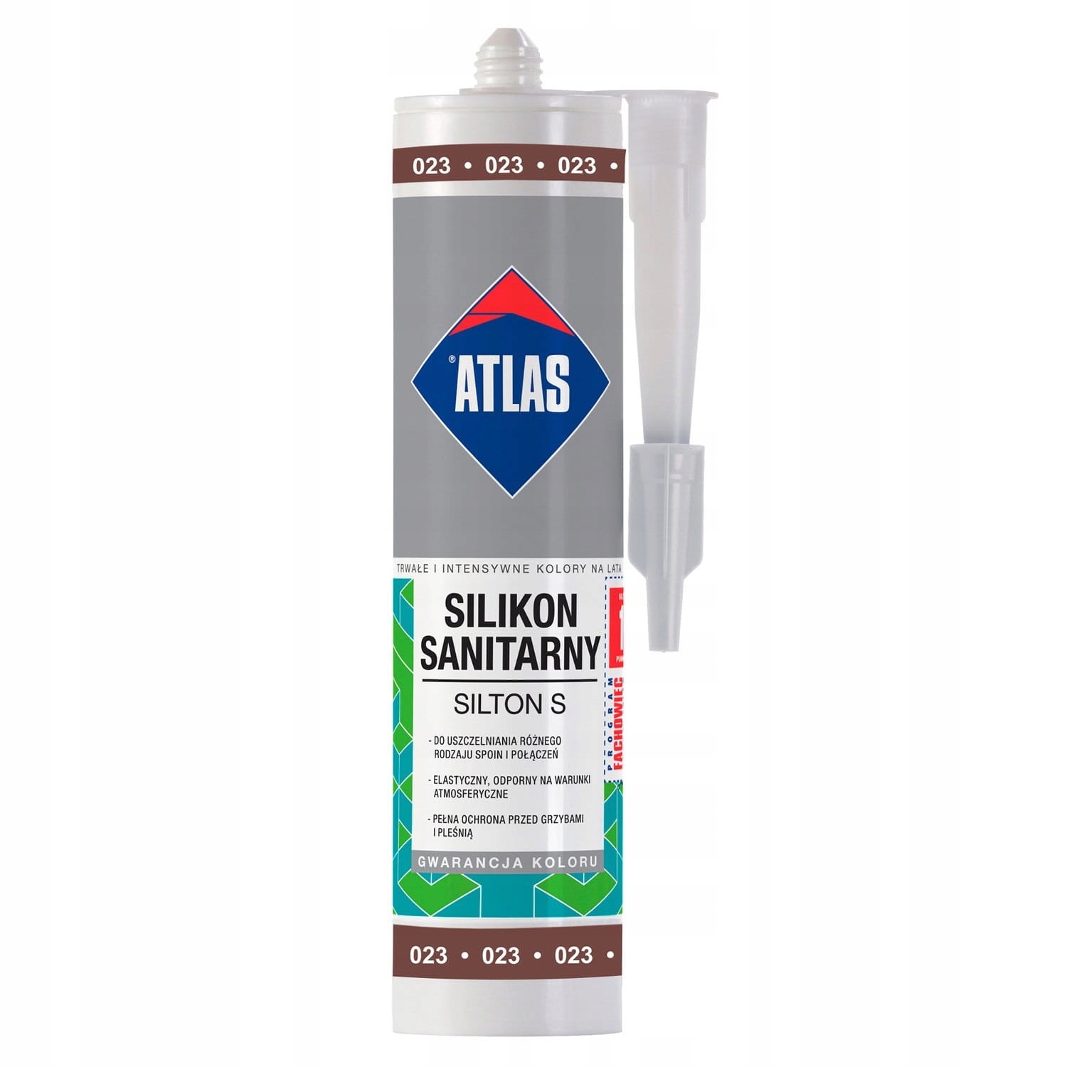

Silikon Atlas Silton S 023 brązowy 280 ml