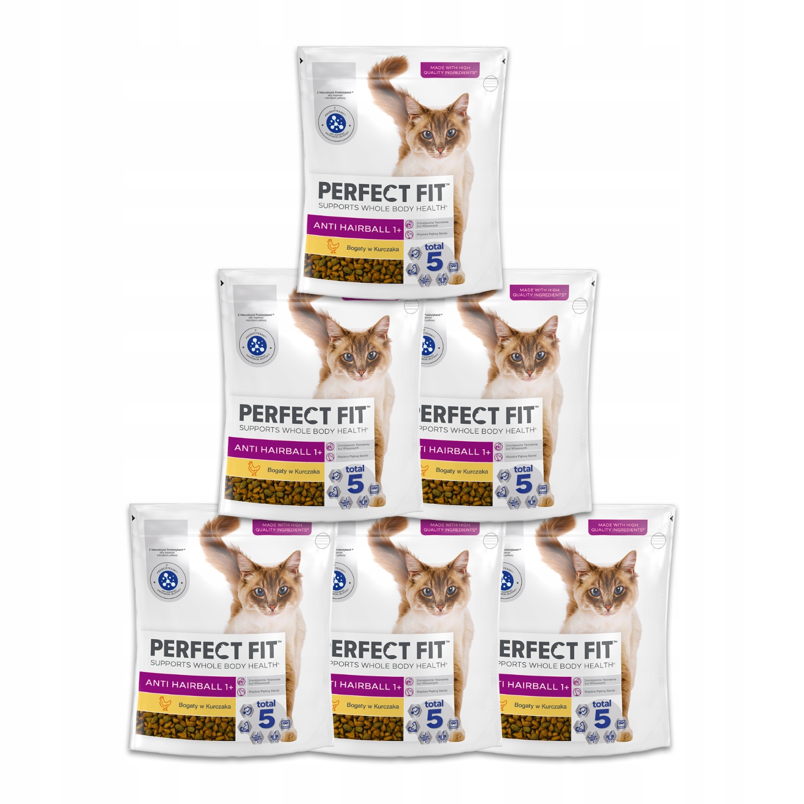 Perfect Fit Antihairball sucha karma dla kota bogata w kurczaka 750 g
