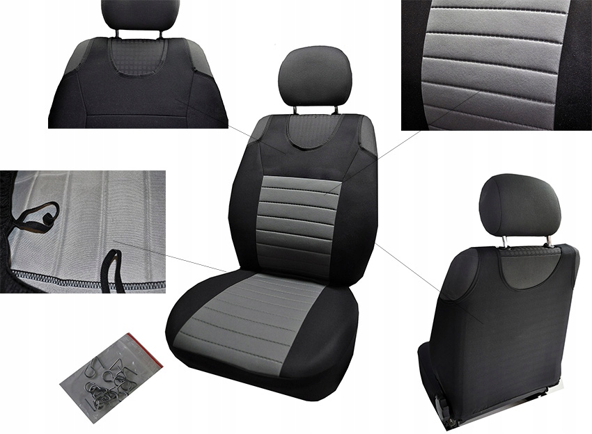 KOSZULKI SAMOCHODOWE POKROWCE NA SIEDZENIA FOTELE Rodzaj Uniwersalne