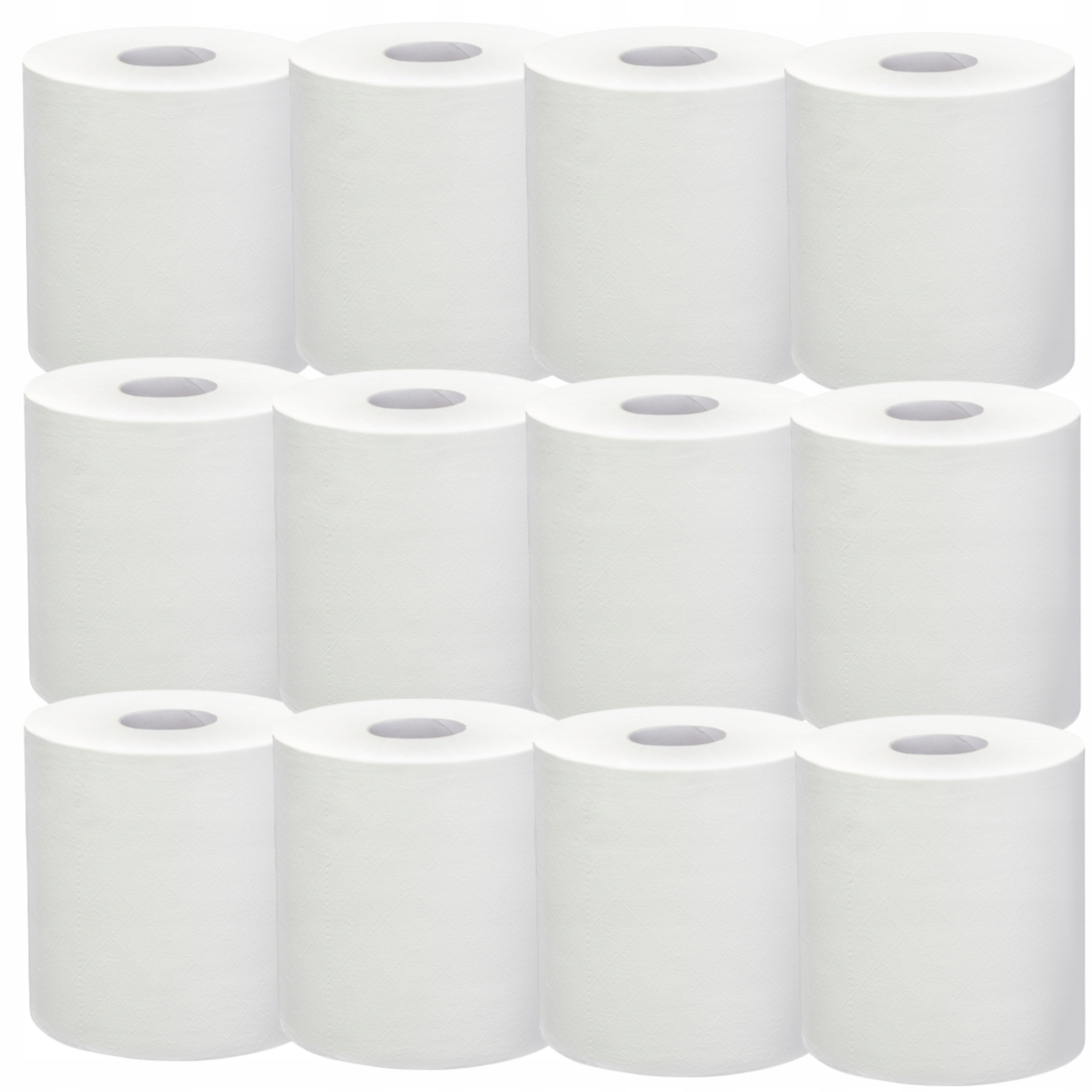 12x Ręcznik Papierowy Ręczniki Celulozowe 100m Wydajne Mocne Zapas XXL