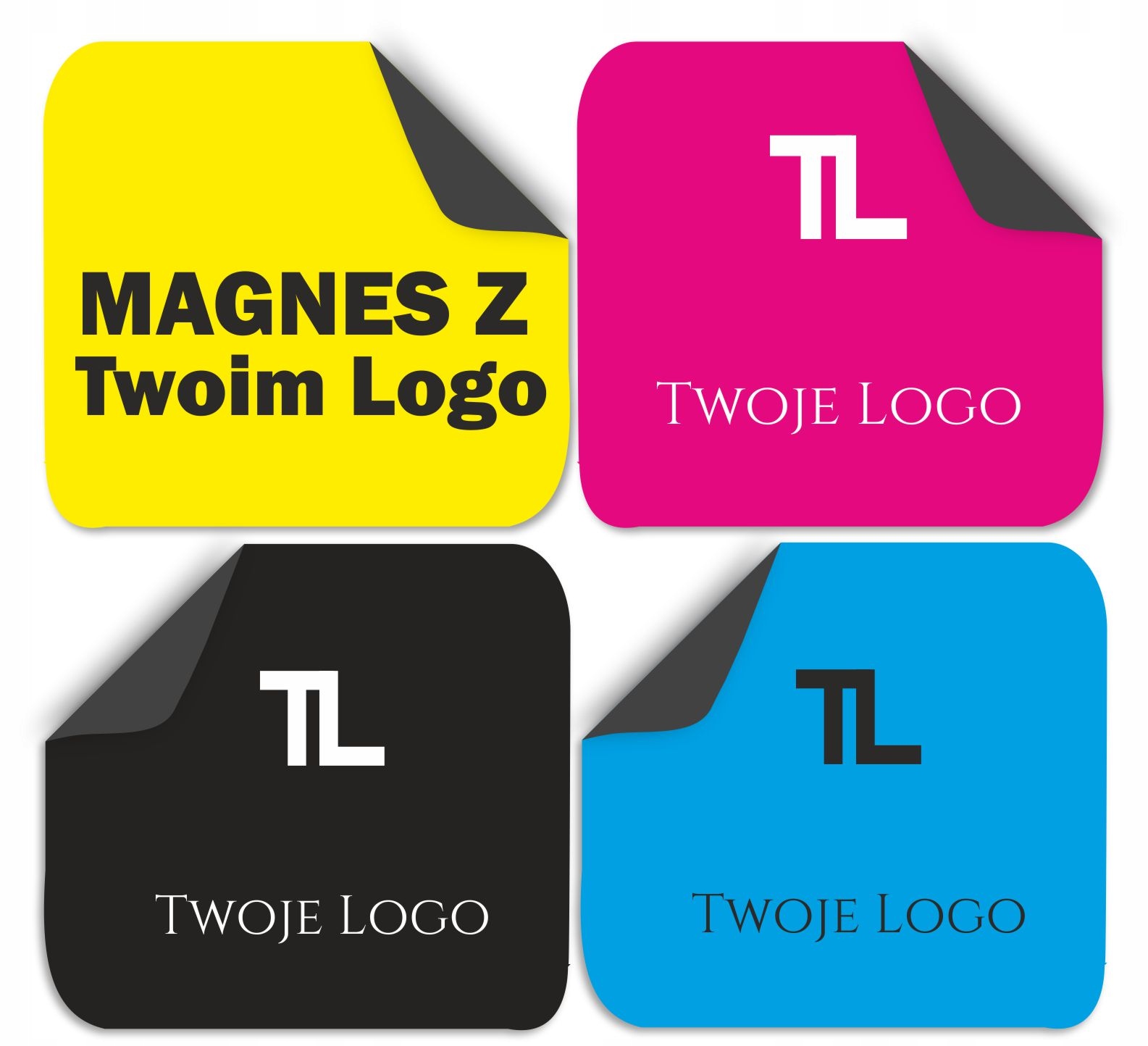 

Magnes Z Twoim Logo Zdjęciem 10 cm Reklama Firma