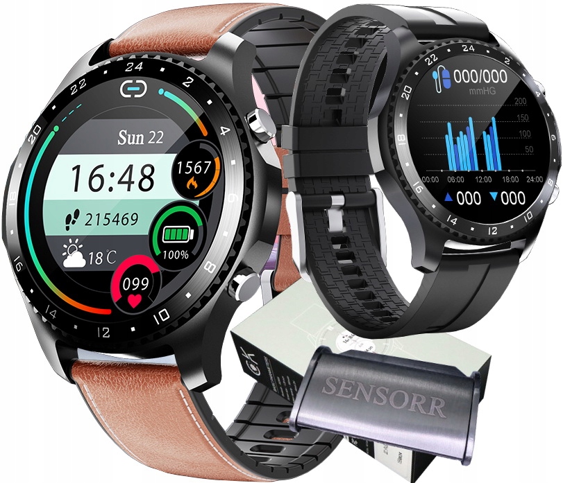

Zegarek Smartwatch Ciśnieniomierz Ekg Pulsometr