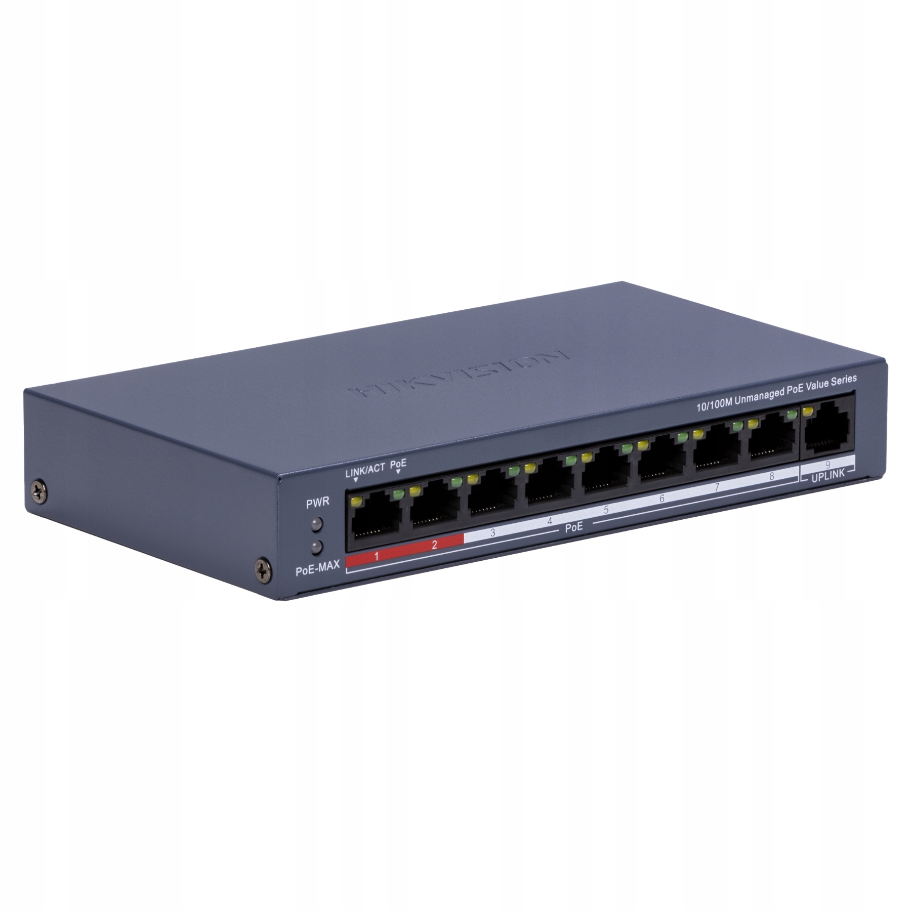 Switch Poe DS-3E0109P-E/M(C) 8-PORTOVÝ Hikvision
