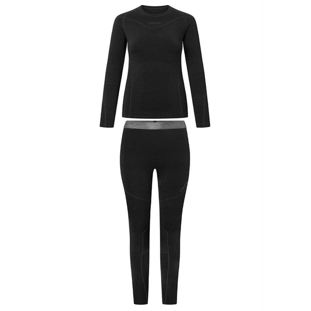 Sada spodního prádla Viking Gaja Bamboo Černá, velikost M