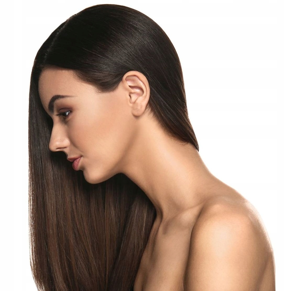 NANORINGI WŁOSY 100% NATURALNE NANO RINGI PASEMKA 50 CM ciemny brąz 2 Marka MODERN-HAIR