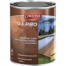 OWATROL D1 PRO Olej saturacyjny BEZBARWNY 2,5l Rodzaj olej