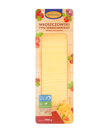 Levně Włoszczowa sýr s dírami, plátky 1 kg