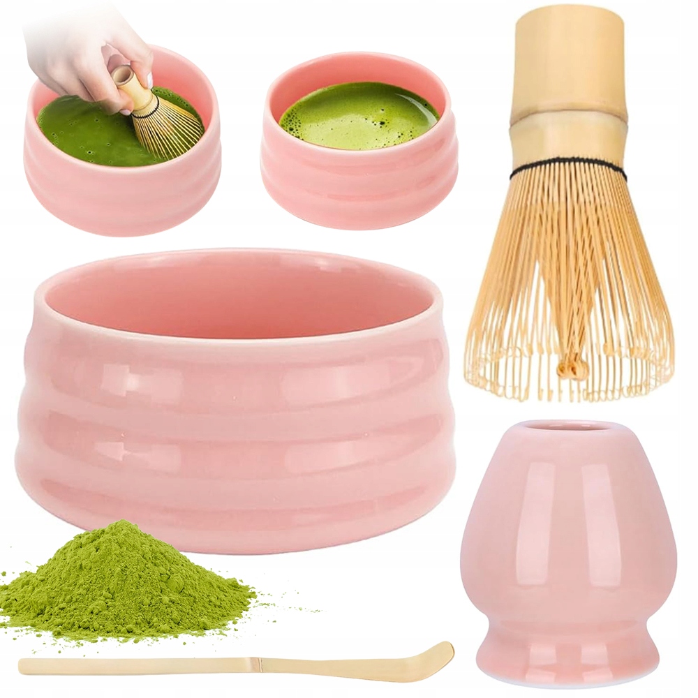 Levně Sada 4 Kusů Sada Pro Matcha, Metla Matcha, Sada Matcha Pro Obřad