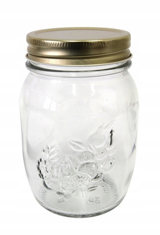 

Słoik szklany Fiocco 250ml z zakrętką dżemy, miód