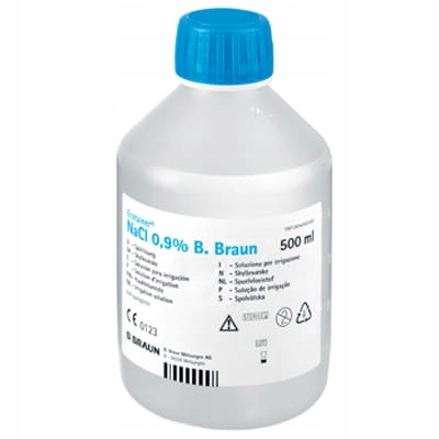 

Sól fizjologiczna 0,9% B.braun 500ML Ecotainer