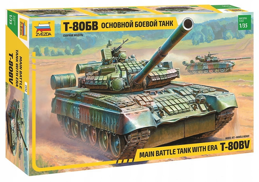T-80BV hlavní bojový tank 1:35 Zvezda 3592