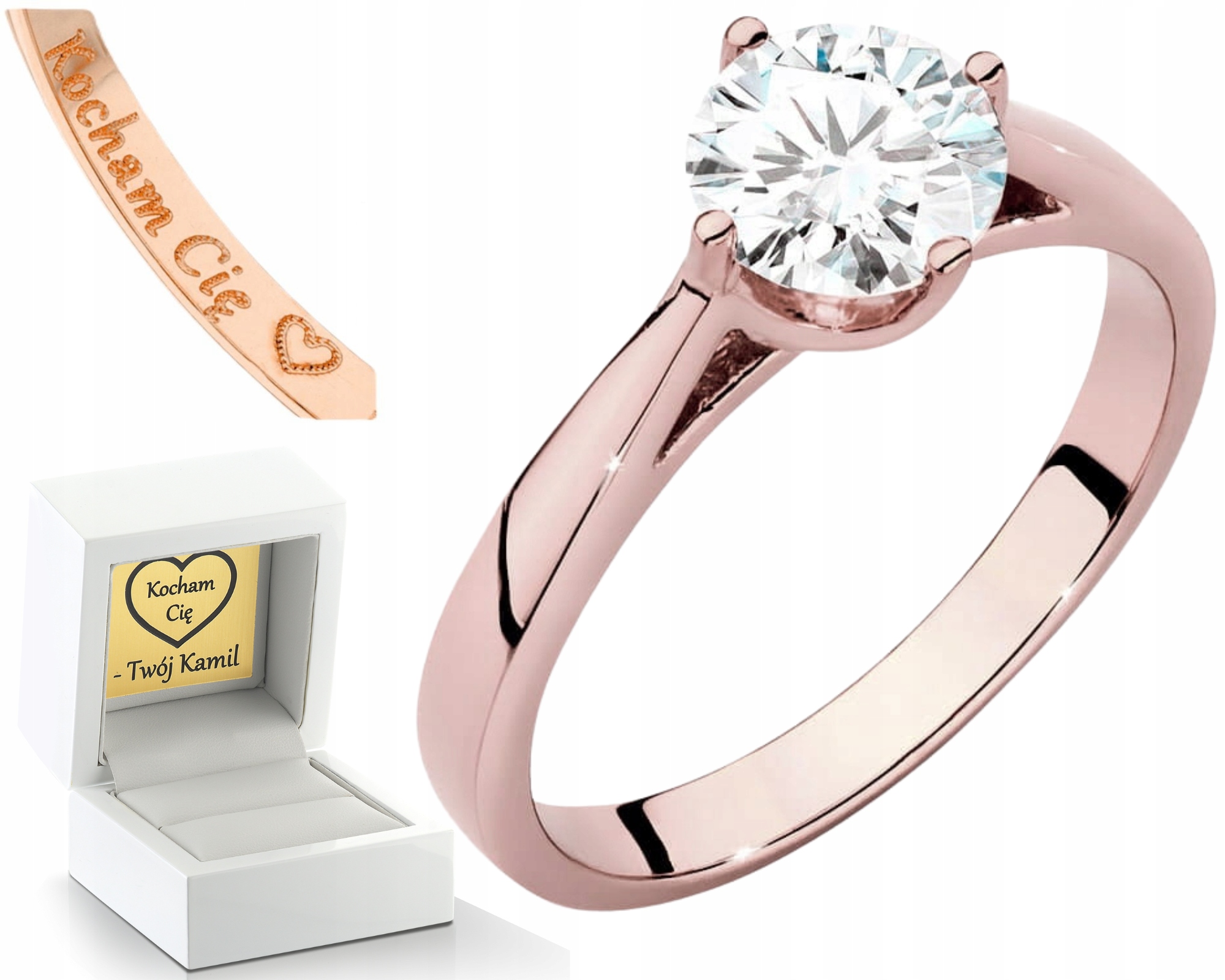 Zlatý Prstýnek S Laboratorním Diamantem 585