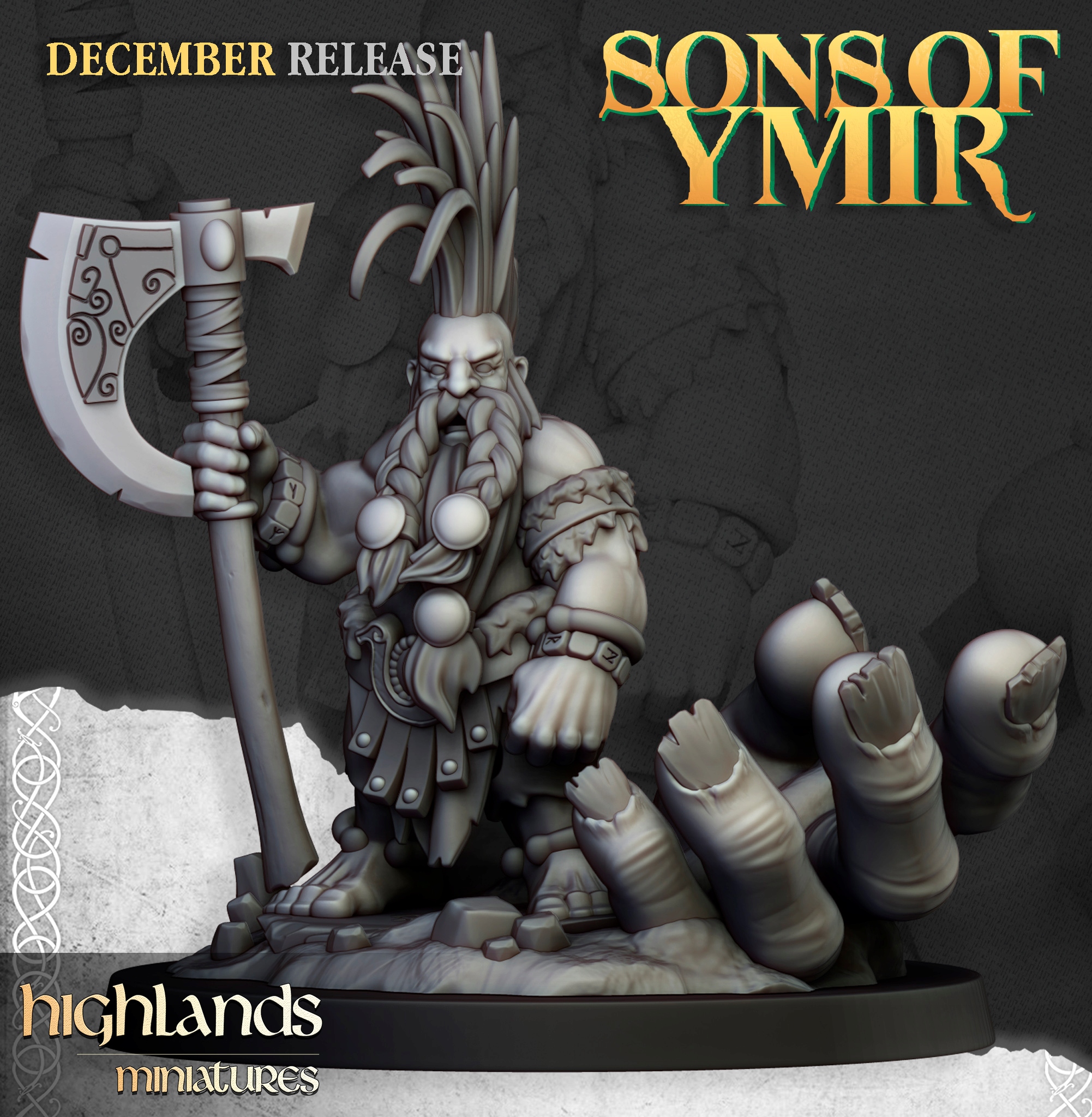 Dwarf Giantseeker Highlands Miniatures