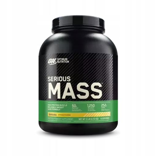 Optimum Nutrition ON Serius Mass 2730g Gainer Masa Węgle Złożone WPC