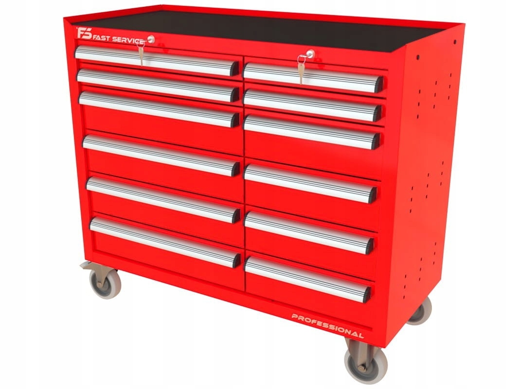 Wózek warsztatowy TRUCK z 12 szufladami PT-214-14 Marka Fast Service