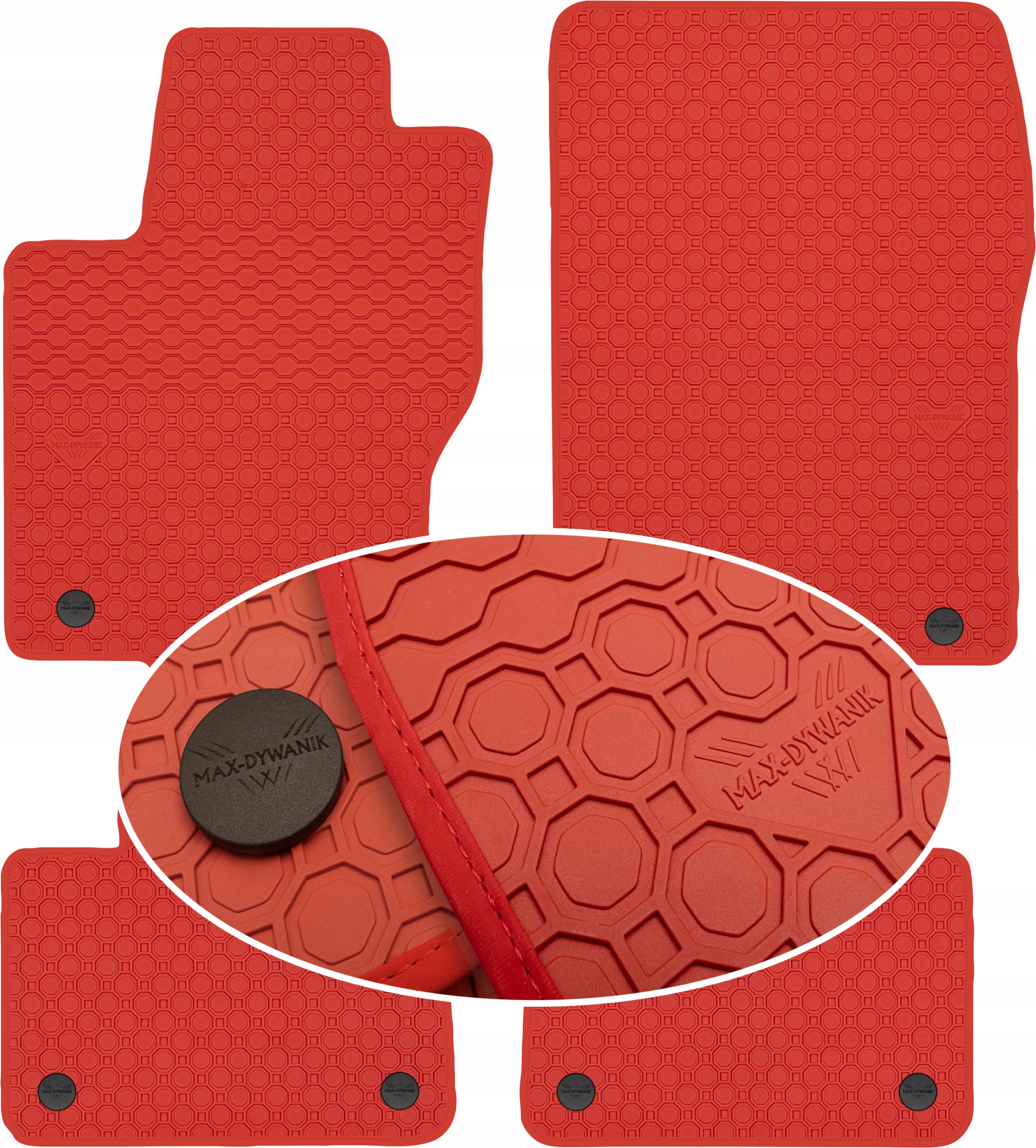 Mercedes ML W166 2011-2015 Koberce Červené