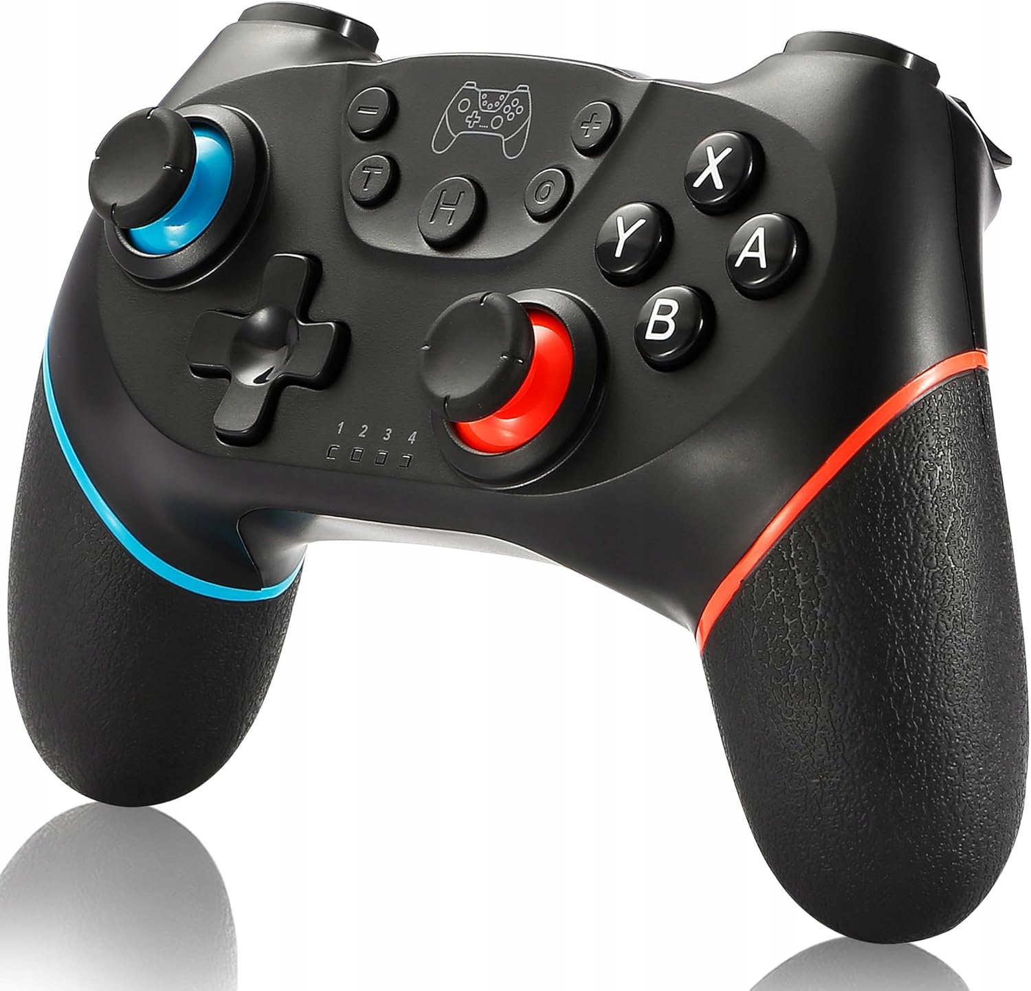 Bezprzewodowy Kontroler Do Nintendo Switch/oled/lite Czarny Wibracje Turbo