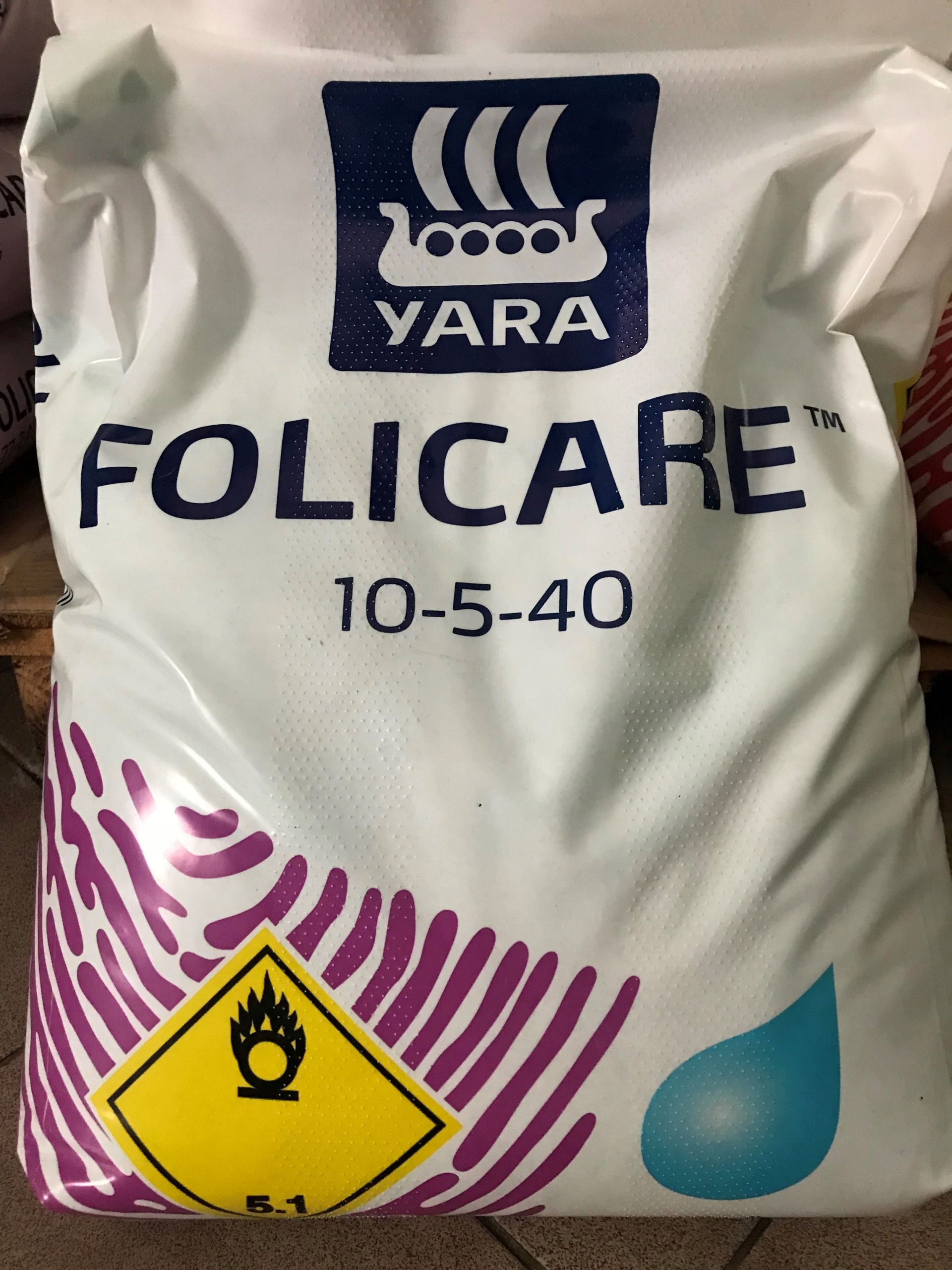 

Yara Folicare potasowy Npk 10:5:40 25 kg