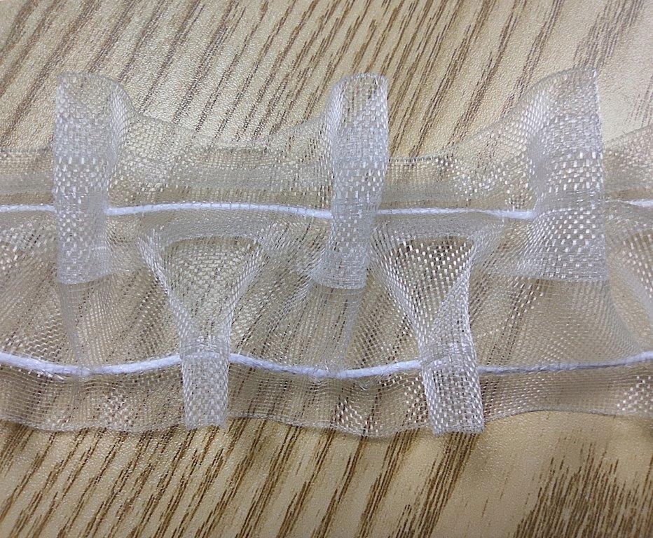 

Taśma do firan i zasłon typu smok 5cm 1:2 żyłkowa