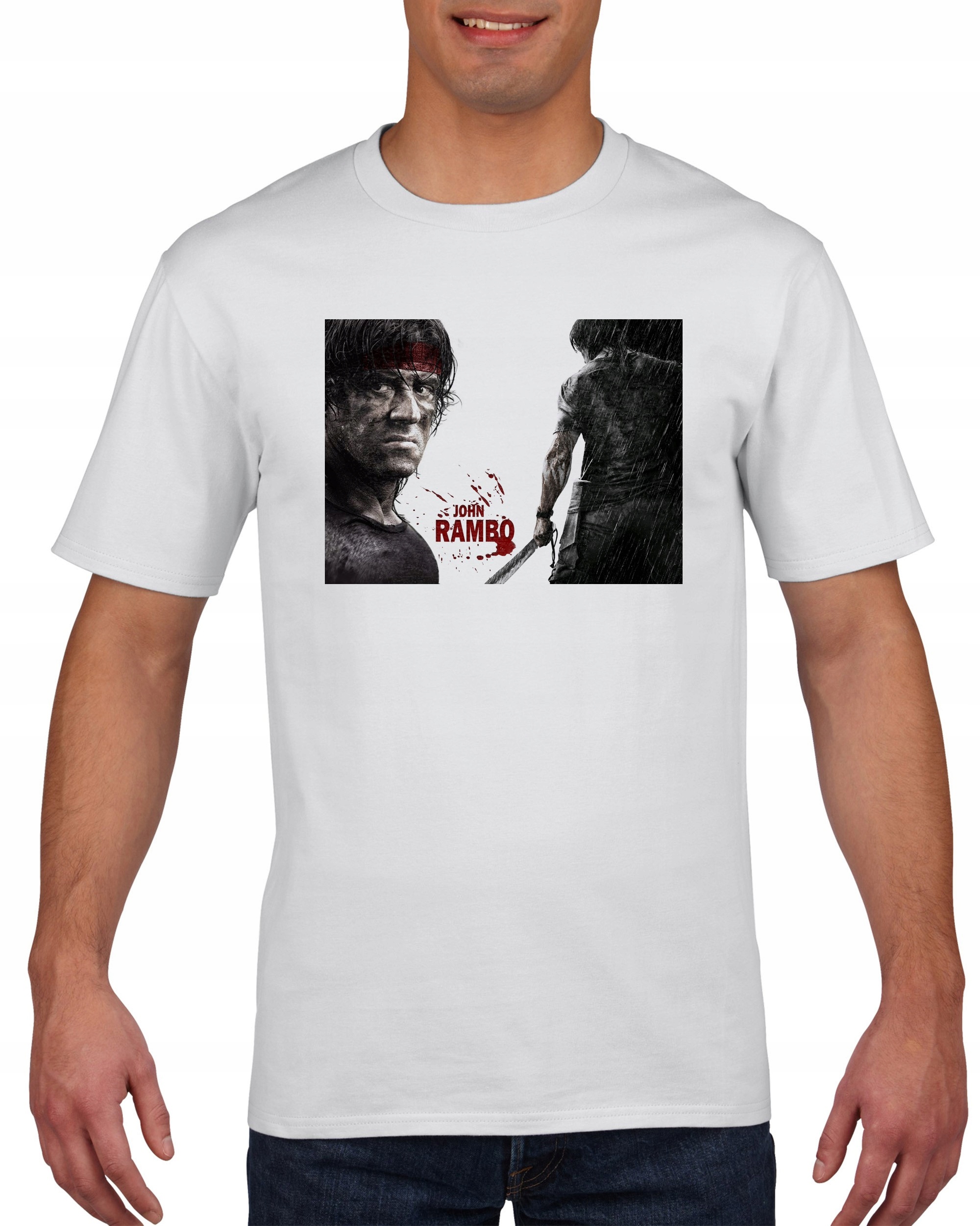 

Koszulka meska John Rambo Sylvester Stallone M