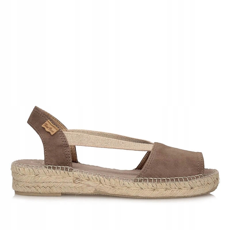 Dámské sandály Toni Pons Ella Taupe hnědé nazouvací espadrilky