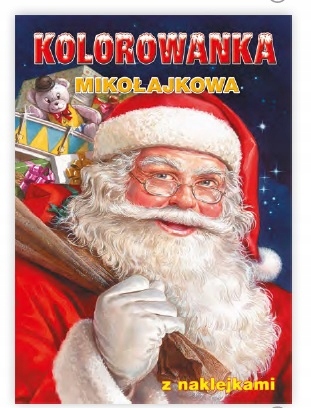 

Kolorowanka boże narodzenie Mikołaj A5 pol-mak