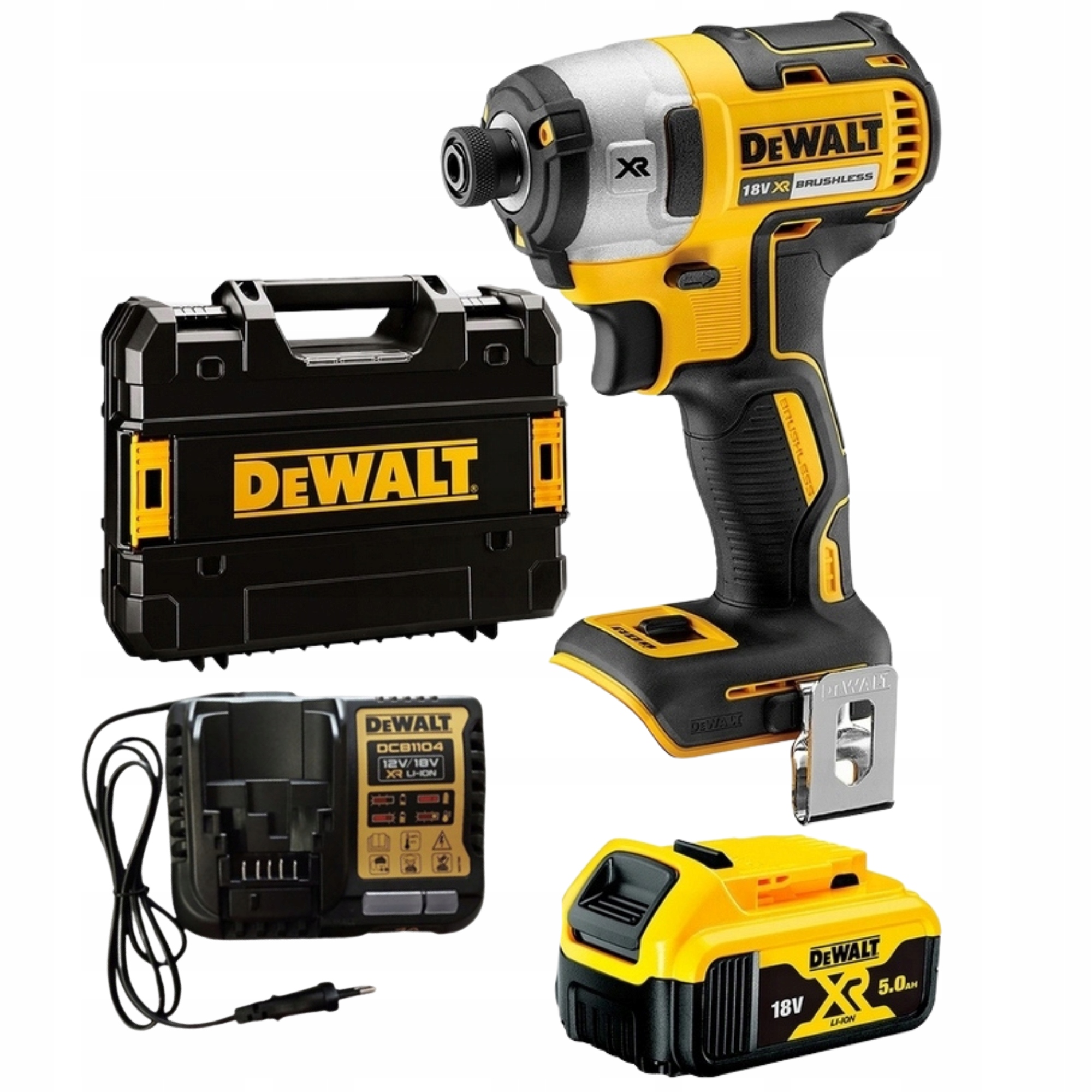 Zakrętarka udarowa 18V 1x5Ah 205Nm DeWALT DCF887P1