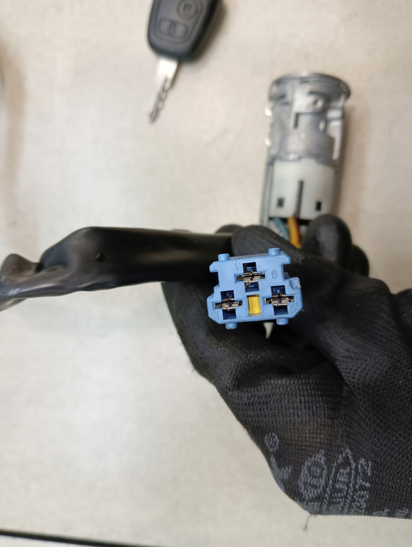 ignition key PEUGEOT 206 1.4 N0501539