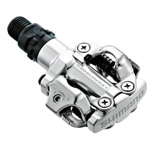 Populární pedály Spd Shimano PD-M520 stříbrné bloky
