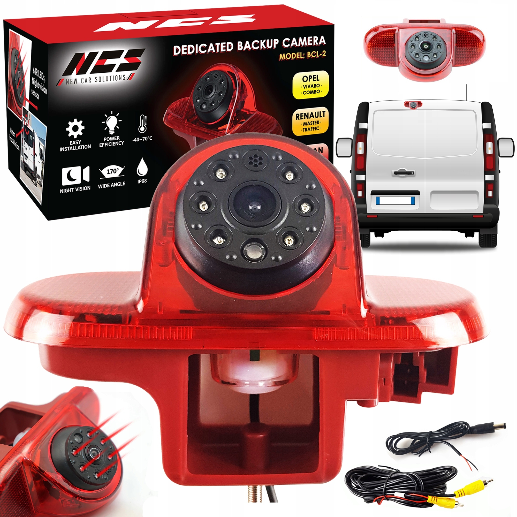 Couvací Kamera Ncs Pal Pro Autobus Opel Vivaro 2001 2014