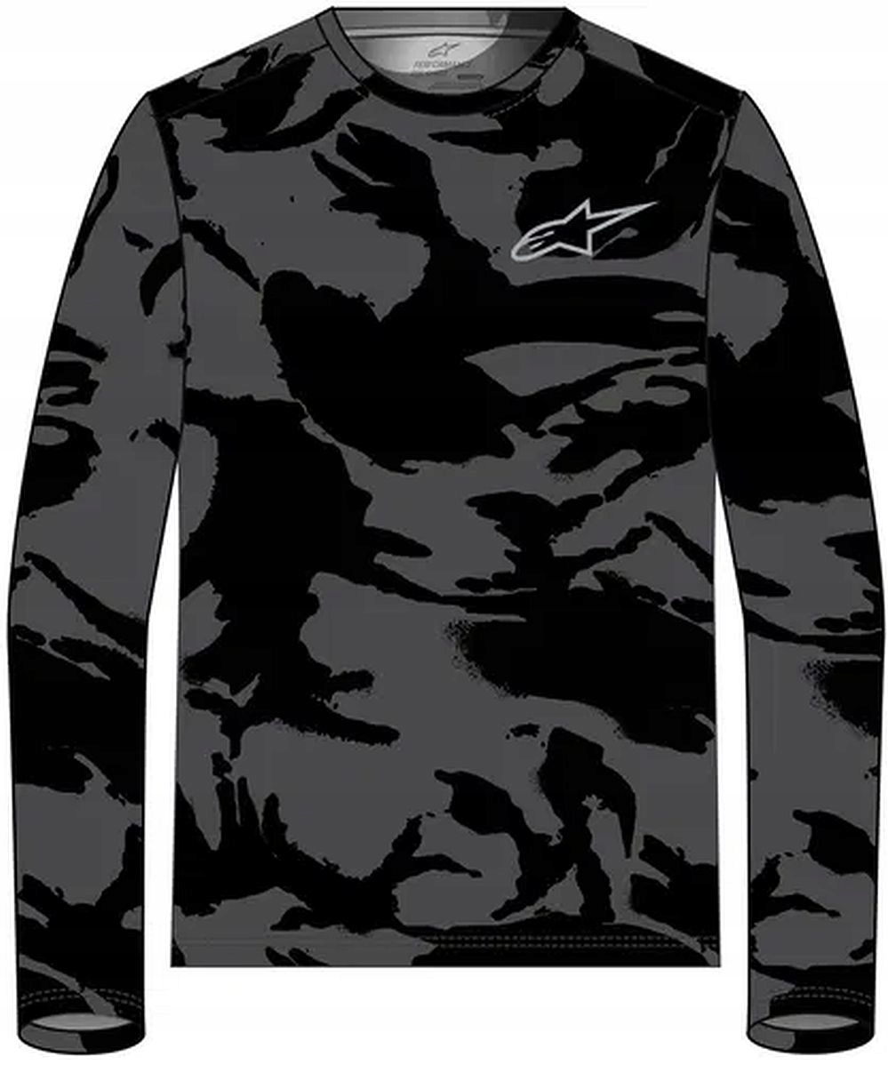 Alpinestars Camo Performance Ls tričko Black Camo vel. XL