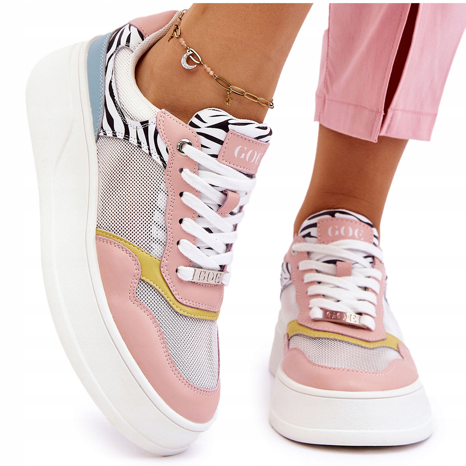 Damskie Buty Sportowe Goe LL2N4053 Kolorowe 39