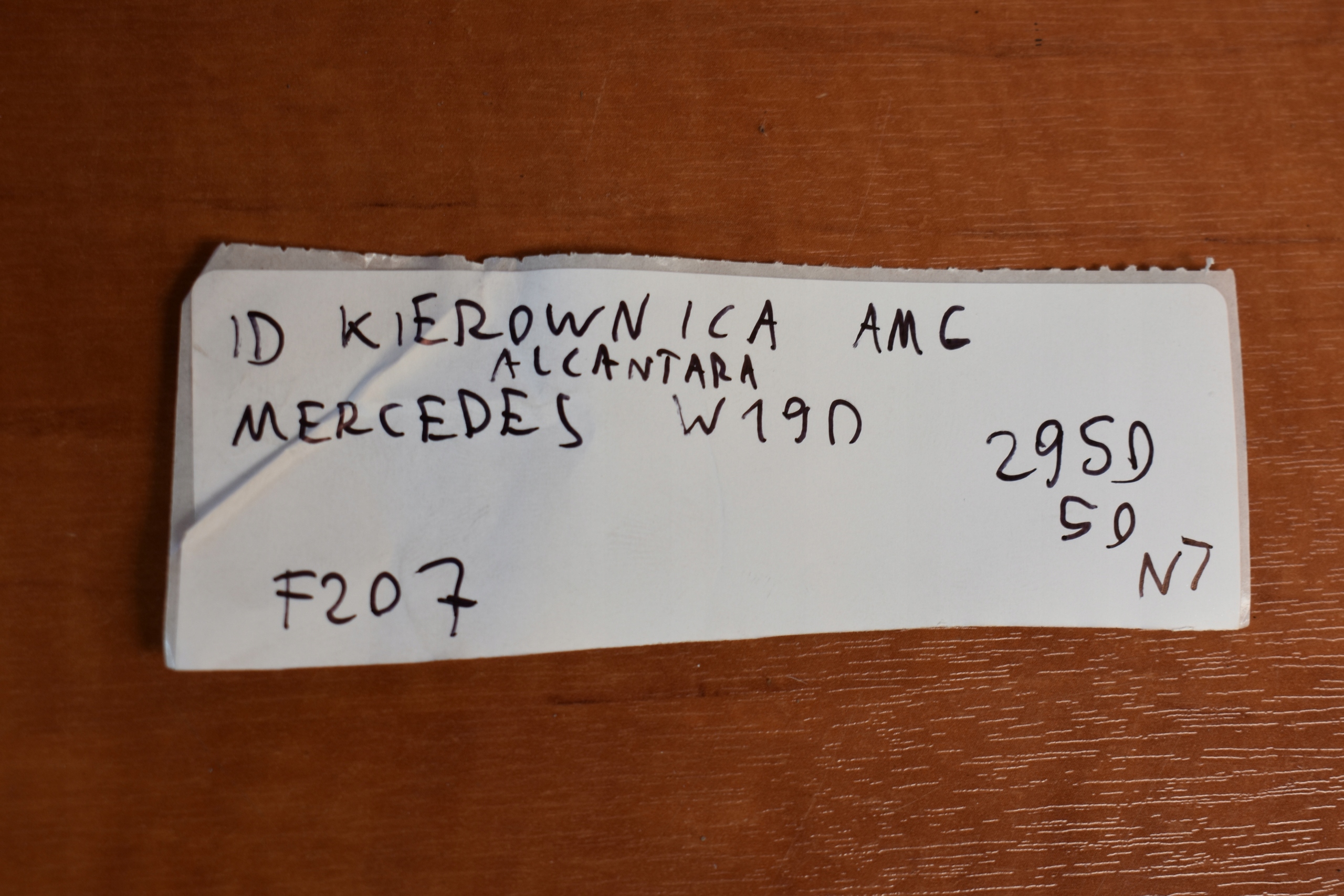IDEALNA lenkrad ALCANTARA MERCEDES W190 1
