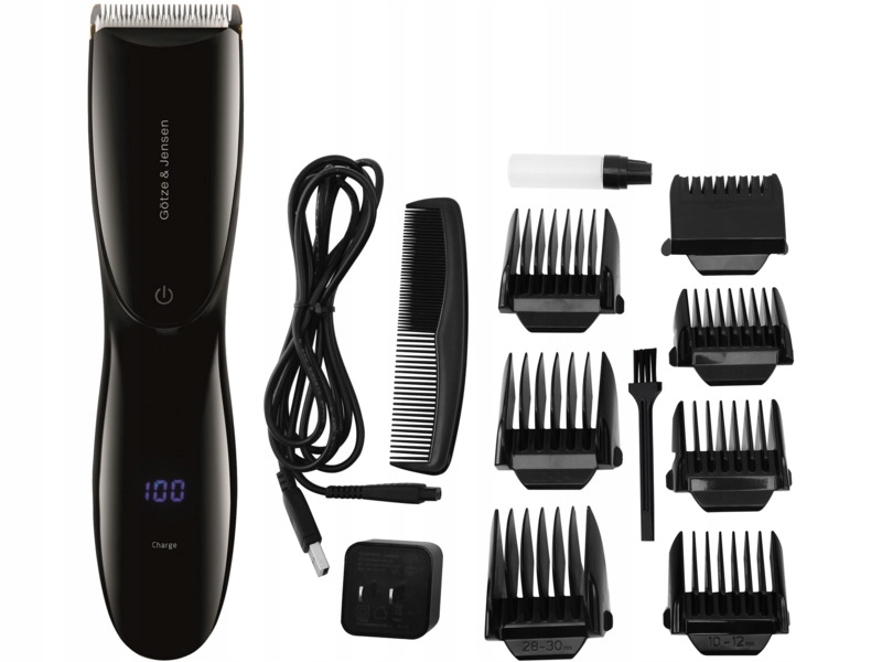Strzyżarka Götze & Jensen CL900 bezprzewodowa 7 nakładek