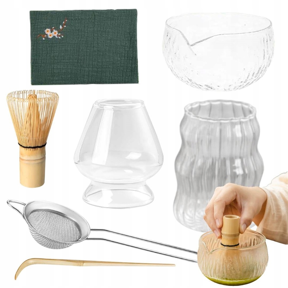 Zestaw Do Wyrobu Matchy Tradycyjna I Chasen Zestaw Prezentowy Matcha 7SZT