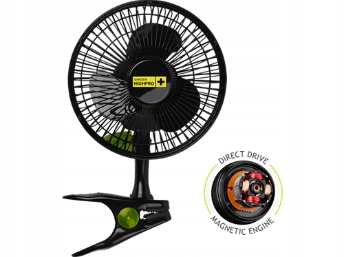 

Wentylator Mieszający Z Klipsem Fi 15CM 5W Growbox