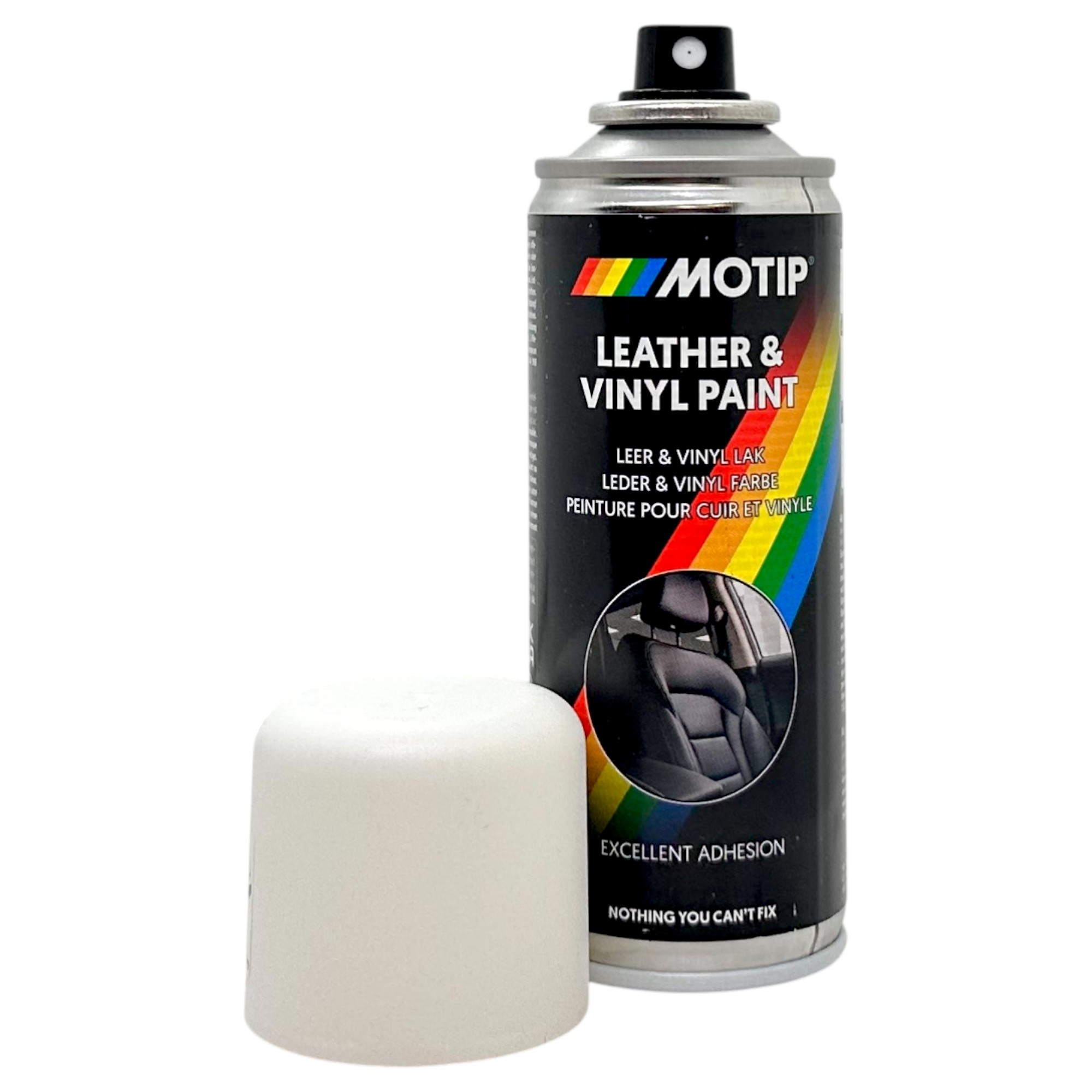 Farba Lakier do malowania skóry Kierownicy Tapicerki Biały Spray 200ML